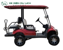 Xe điện sân golf 4 chỗ kiểu dáng cao LVTONG LT-A617.2+2G